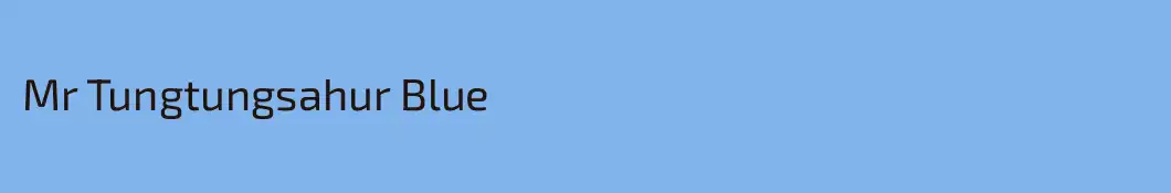 Mr Tungtungsahur Blue 
